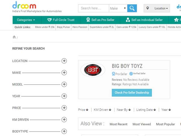 droom welcomes big boy toyz
