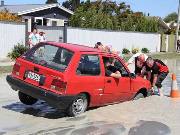 4. Water has entered your car engine. Is there anything you can do?