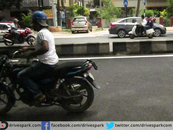 3. Wearing helmet improperly: