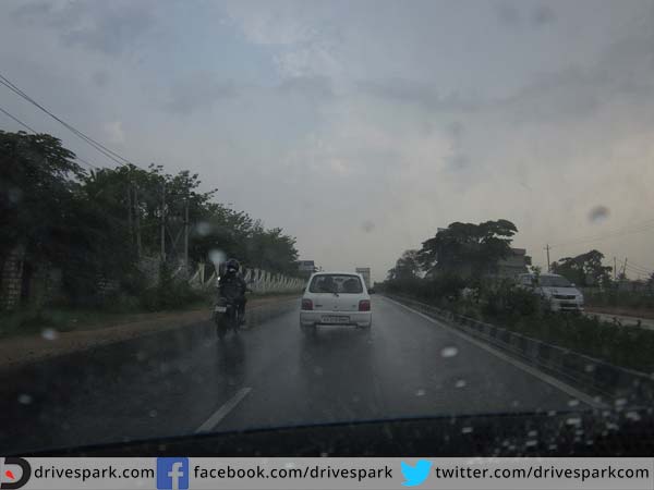 19. We don't turn headlights on until it's fully dark