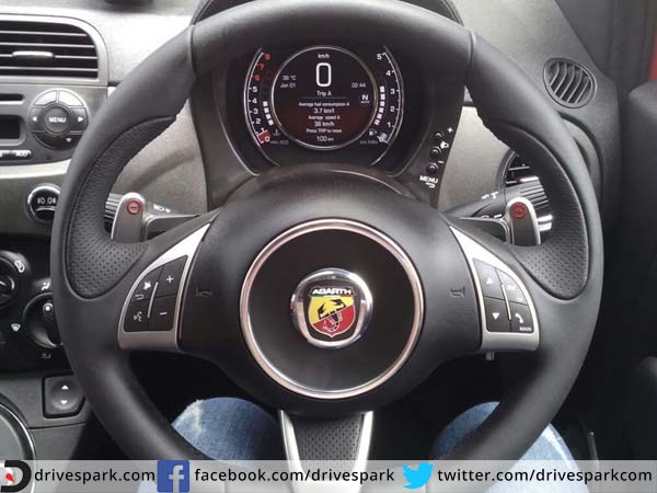 fiat 595 abarth competizione steering wheel