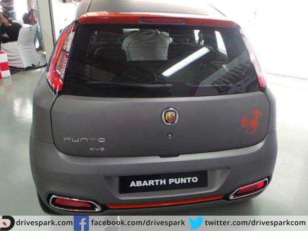 fiat punto abarth rear