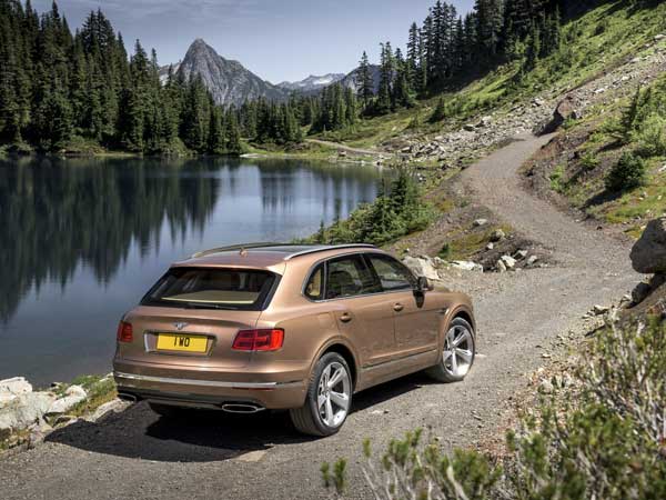 Bentley Bentayga: Rear View 