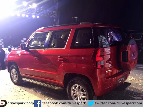 mahindra tuv 300 rear 