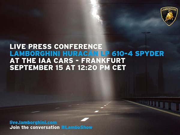 lamborghini huracan spyder