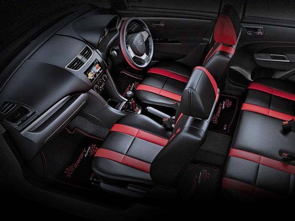 maruti suzuki swift glory edition interior