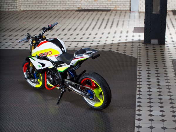 bmw tvs stunt g 310 concept rear design
