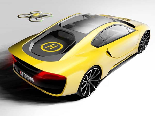 rinspeed hybrid sportscar drone rinspeed hybrid sportscar drone