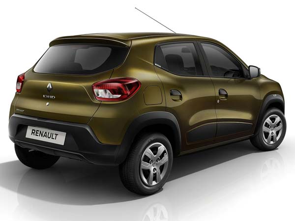 renault kwid rear design