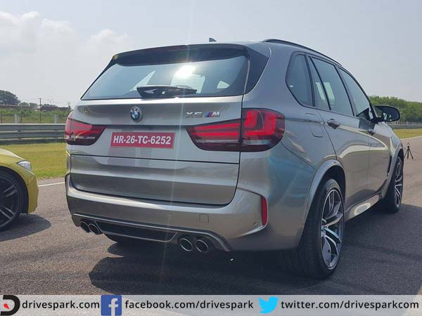bmw x5m rear profile