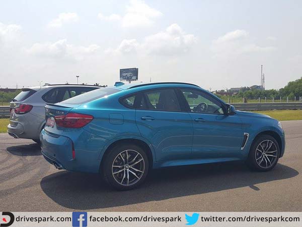 bmw x6m rear three quarter