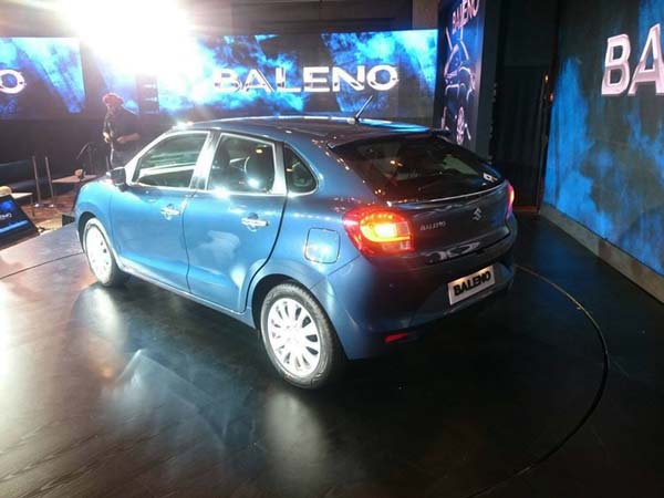 maruti baleno rear profile