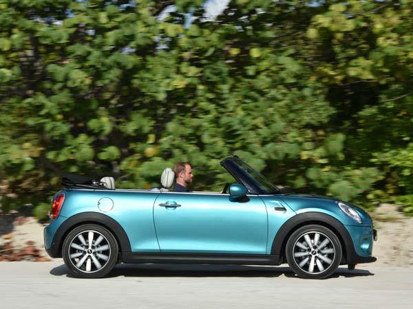 new mini cooper convertible side profile