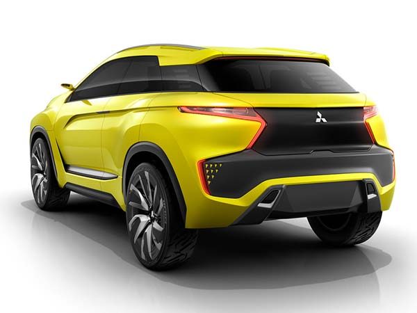 mitsubishi eX concept rear profile