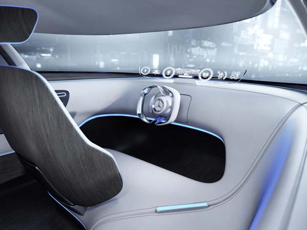 mercedes benz vision tokyo concept interior
