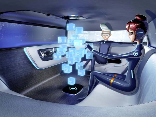 mercedes benz vision tokyo concept connected lounge