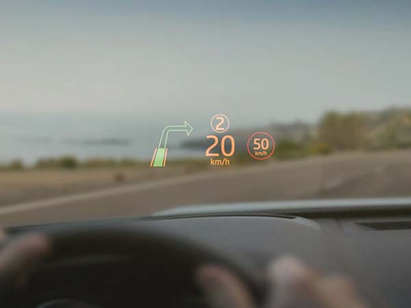 range rover evoque convertible hud