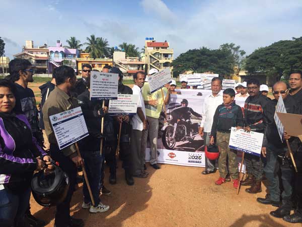 tusker harley vision ride riders donate eyes