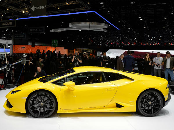 lamborghini huracan side profile