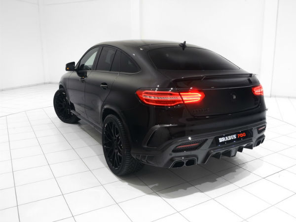 brabus 700 coupe mercedes amg gle 63 s rear profile