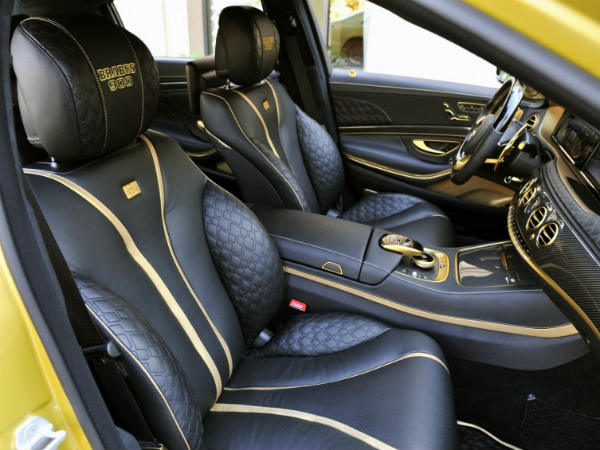 brabus rocket 900 desert gold edition custom front seats brabus rocket 900 desert gold edition custom front seats