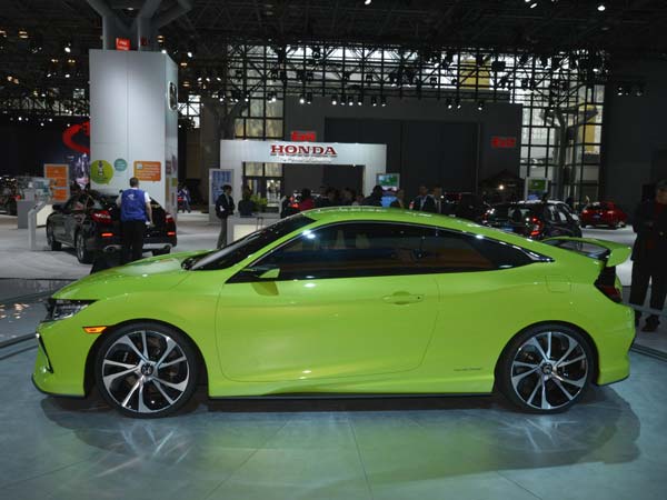 honda civic coupe side profile