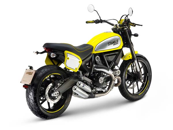 eicma ducati scrambler flat track pro 2016 model rear profile