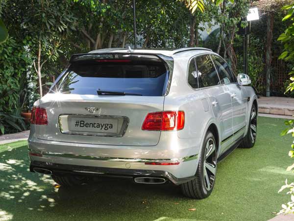 bentley bentayga first edition rear profile