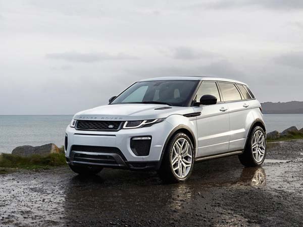 range rover evoque front profile