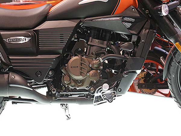 eicma 2015 um motorcycles renegade sport s engine