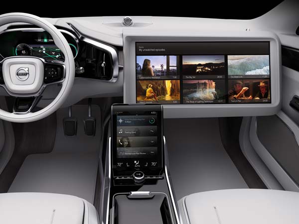 la auto show volvo concept 26 display