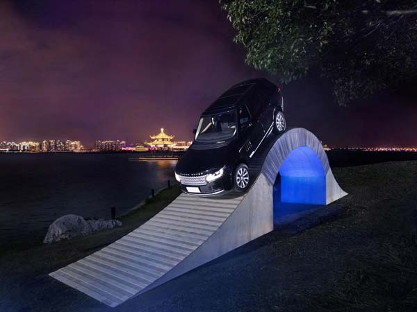 range rover paper bridge drive china departure angle