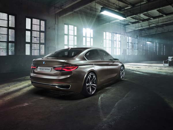 bmw concept compact sedan rear design bmw concept compact sedan rear design
