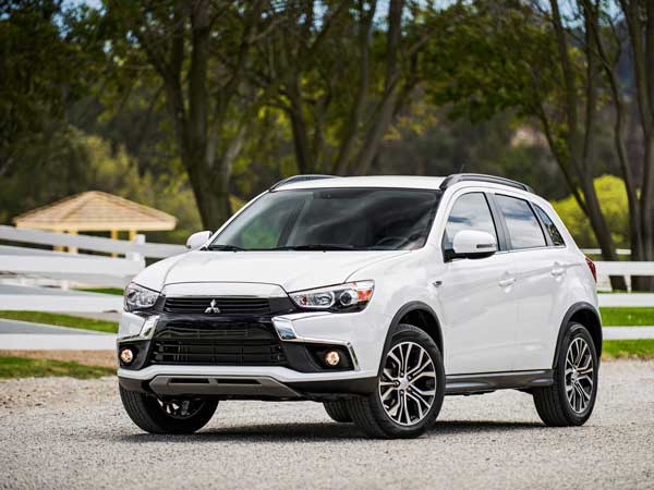 la auto show mitsubishi outlander sport front profile