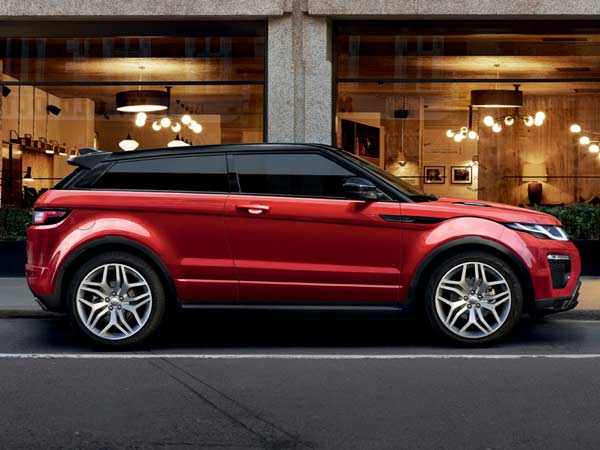 range rover evoque 2016 side profile