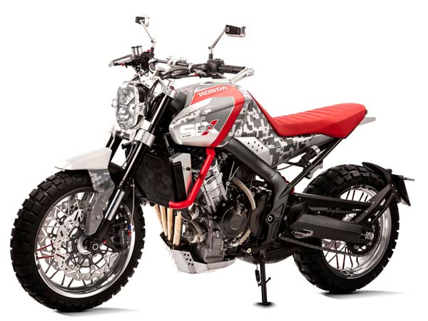 honda cbsix50 concept scrambler side profile