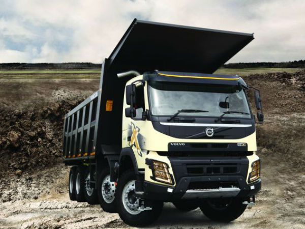 volvo dump truck