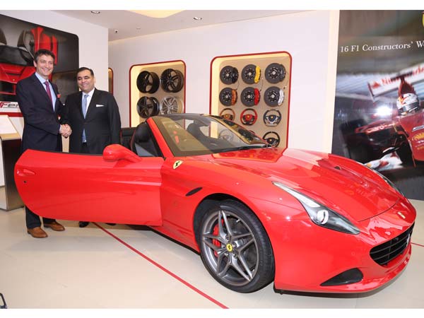 ferrari showroom inaugurated in delhi