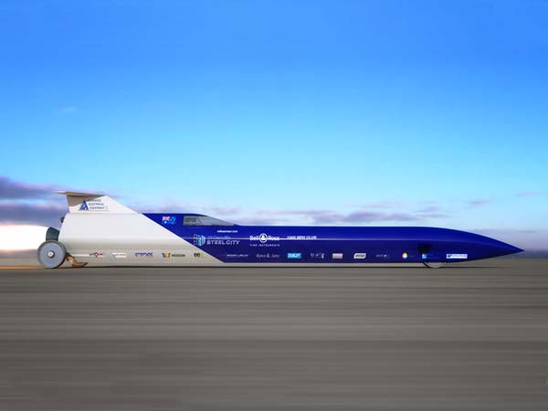 aussie invader 5r land speed record vehicle side profile