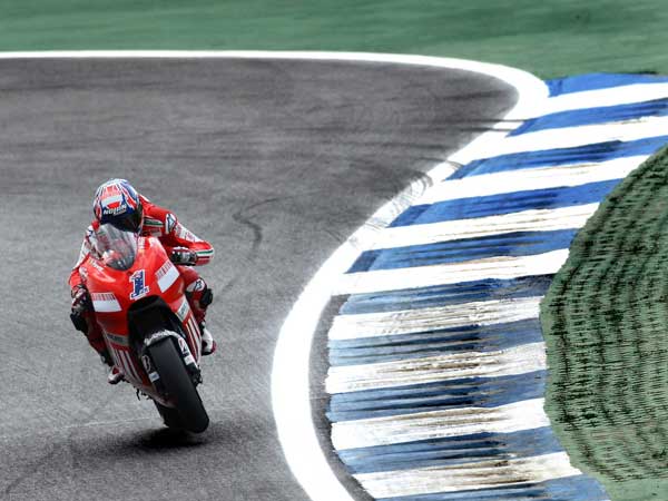 casey stoner testing ducati