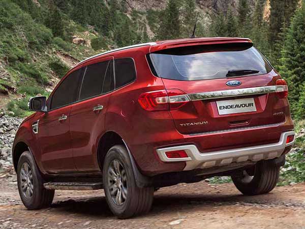 chevrolet trailblazer vs ford endeavour comparison endeavour rear profile