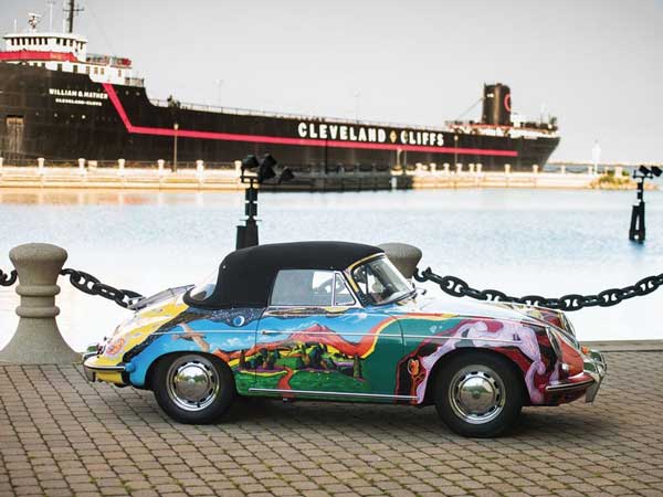 janis joplin porsche 356c side profile