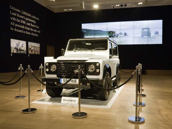 land rover defender 2,000,000 front profile