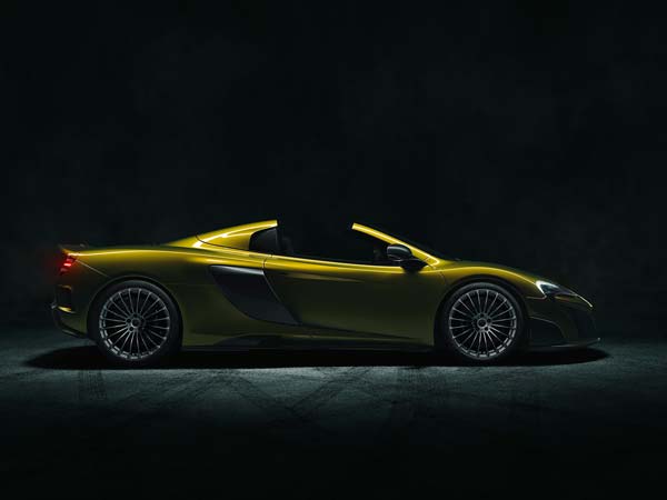mclaren 675lt spider side profile