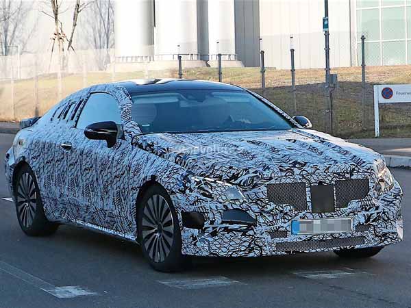 mercedes e class coupe front profile spy shot