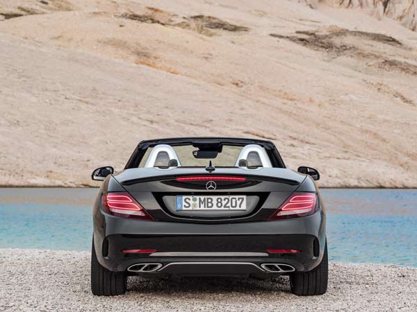 mercedes slc rear profile