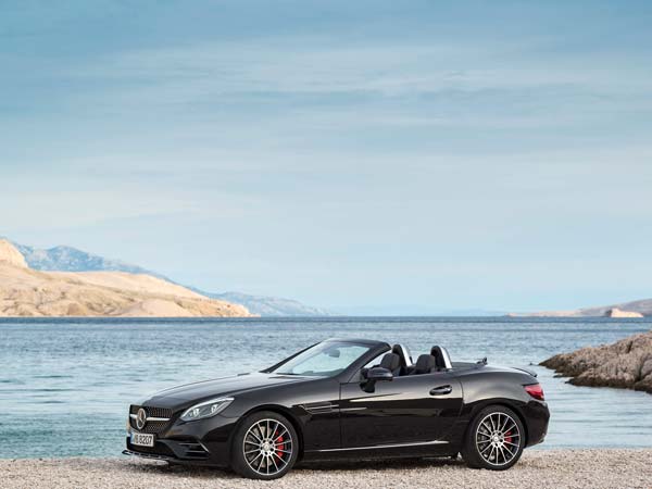 mercedes slc side design