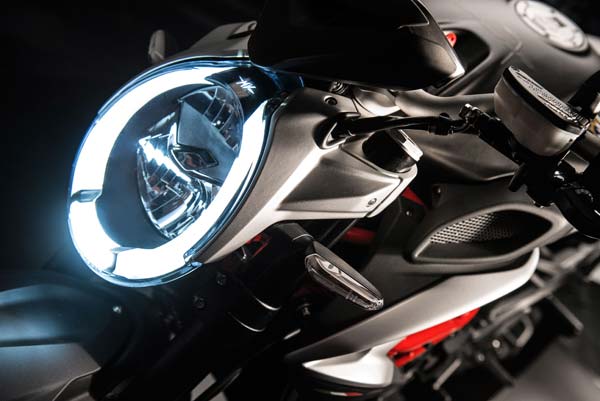 mv agusta brutale 800 india head lamp