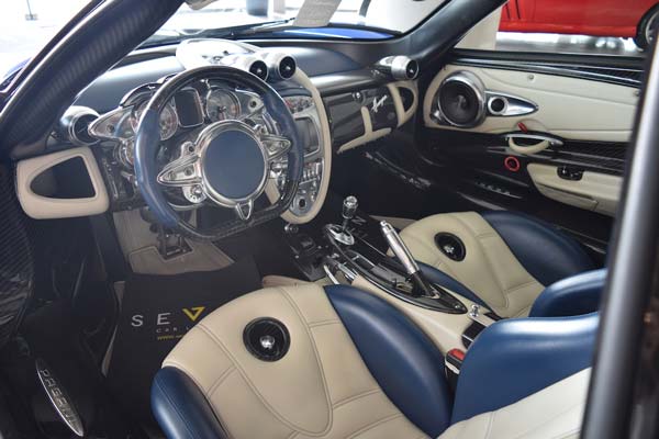 pagani huayra no 001 interior design