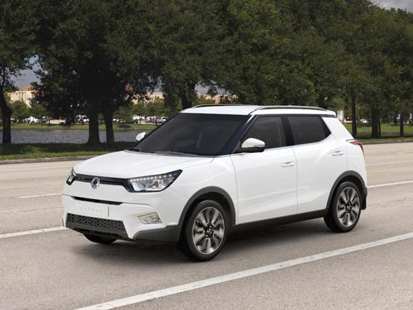 ssangyong tivoli india front profile
